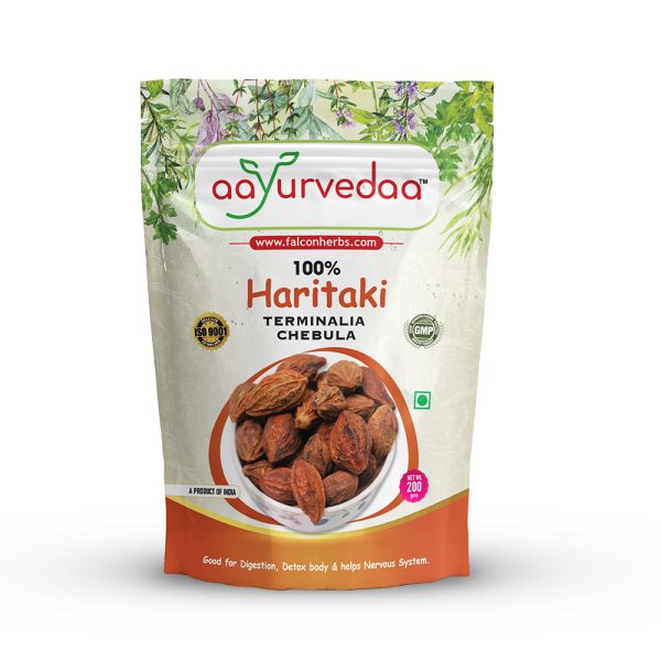 Haritaki Dried Whole 200 gm | Good for Digestion | Detox body and helps Nervous System