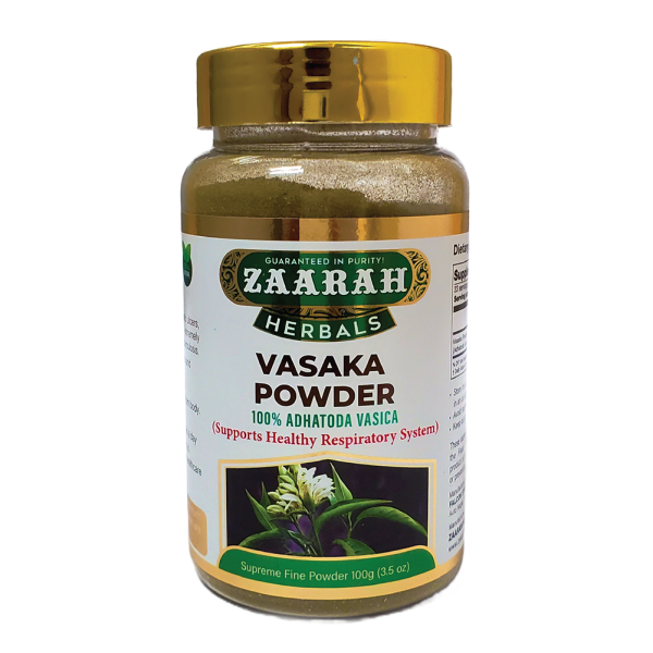 Ayurvedic herb Vasaka powder: This highlights its use in traditional medicine.
